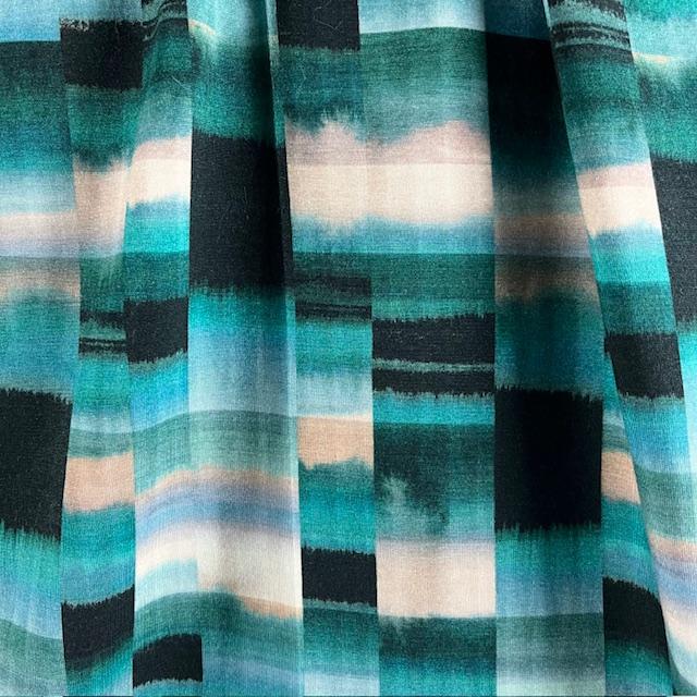 Single-Jersey Stretch quadrati verdi
