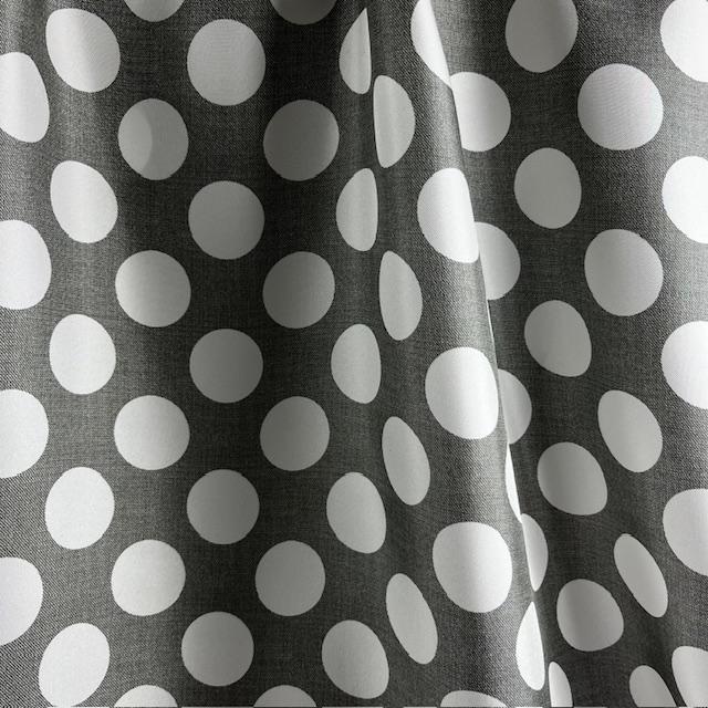 Gewebe Seide Punti bianchi, nur noch wenige Meter