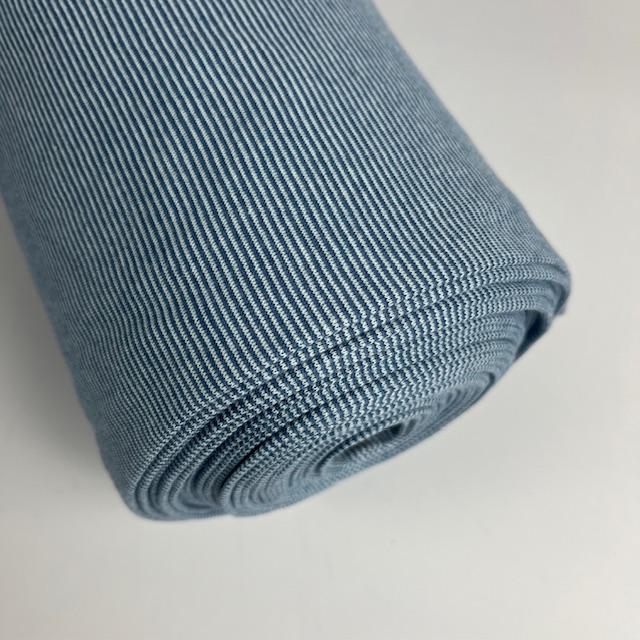 Bündchen Ringel weiss/azur