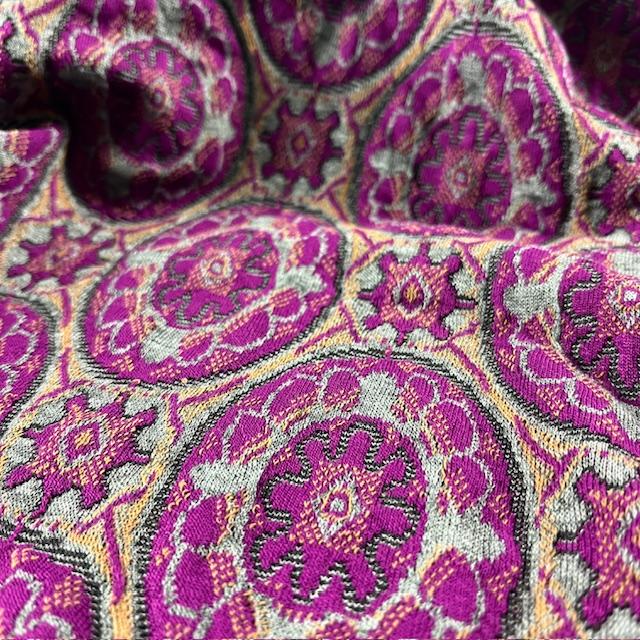 Strick Jacquard fuchsia , nur noch wenige Meter