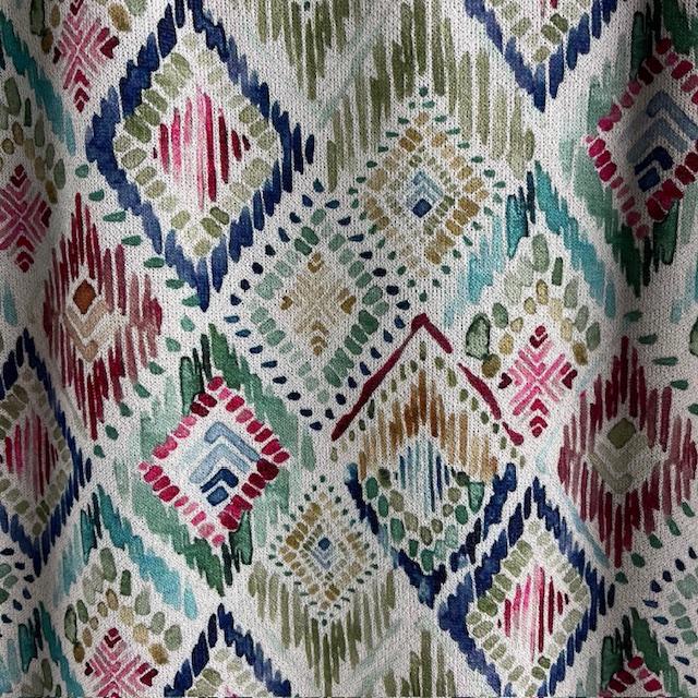 Strick Inka blaugrün