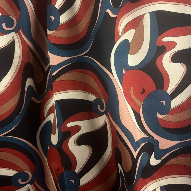 Gewebe Satin Stretch Pucci rosso