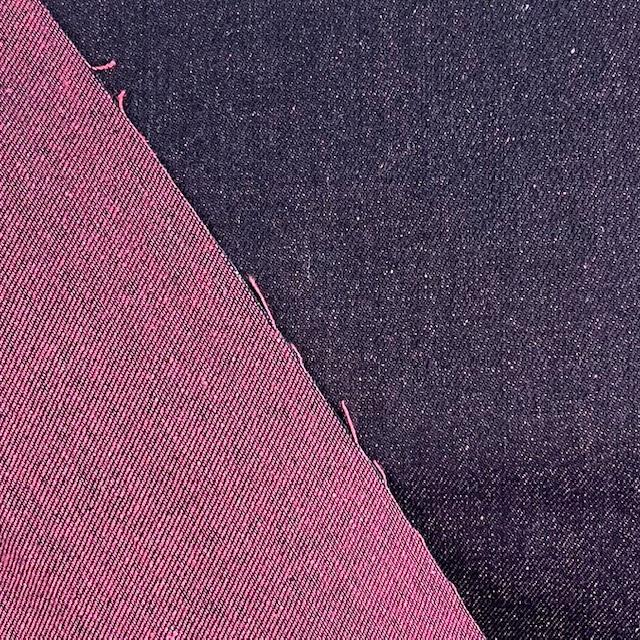 Gewebe Jeans Double-Face violet/pink
