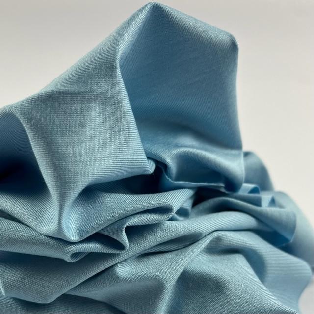 Silk Look blu cristallo, nur noch 1 Meter