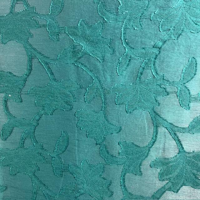 Gewebe Jacquard petrol