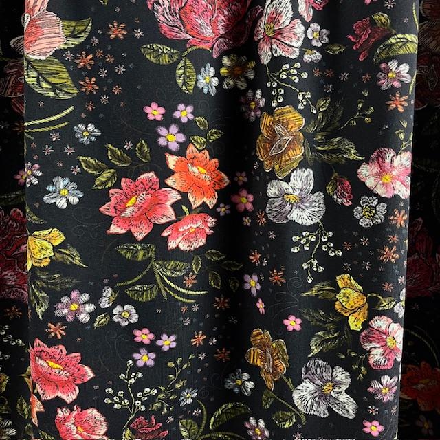 Single-Jersey Stretch flower