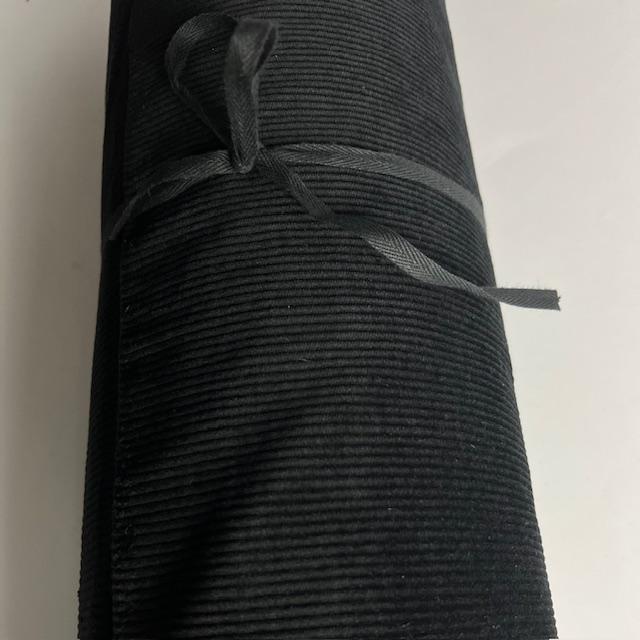 Gewebe Etro Cord schwarz
