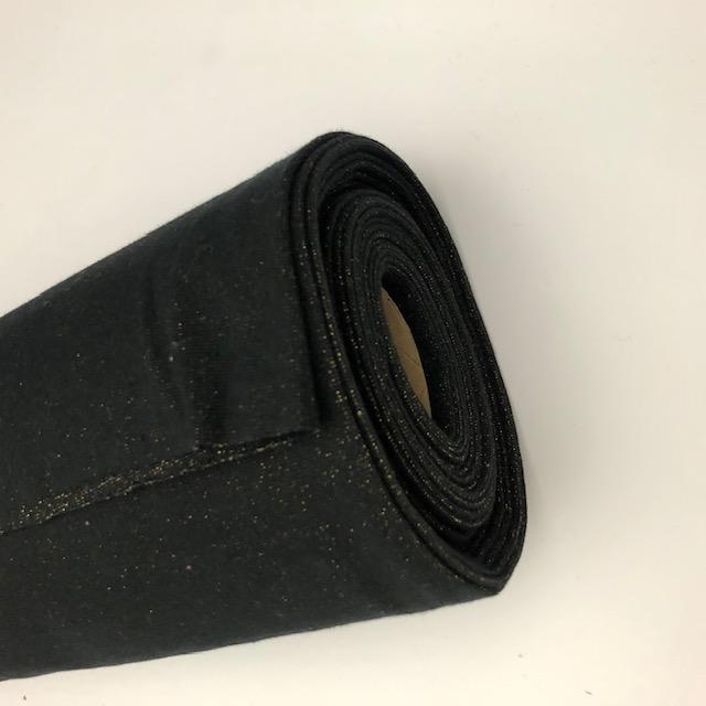 Bündchen 1:1 Lurex schwarz/gold