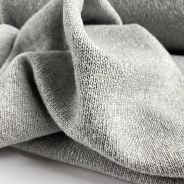 Strick plain grau