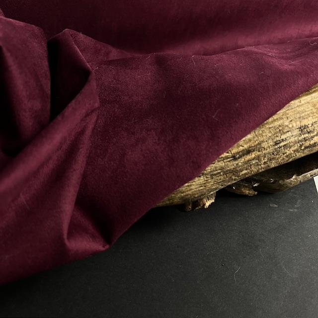 Gewebe Wildleder Eco Fur vino