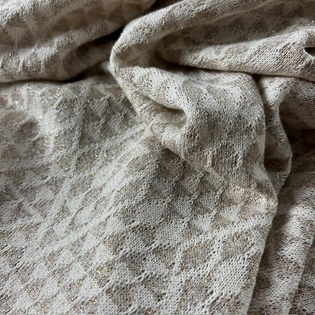 Strick Jacquard Triangolo beige