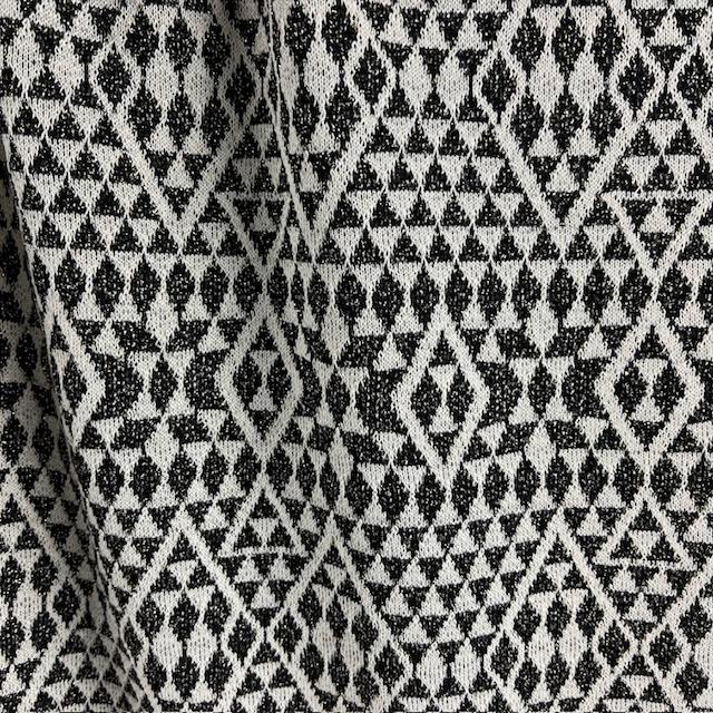 Strick Jacquard Triangolo nero - 0