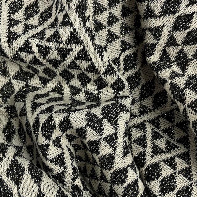 Strick Jacquard Triangolo nero