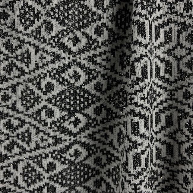 Strick Jacquard Grafico nero - 1