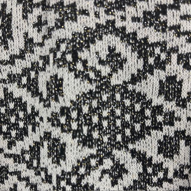 Strick Jacquard Grafico nero