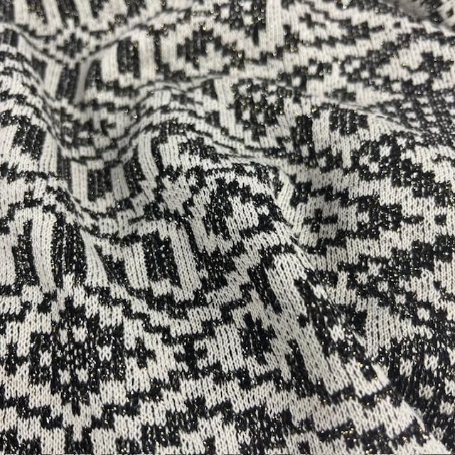 Strick Jacquard Grafico nero - 0