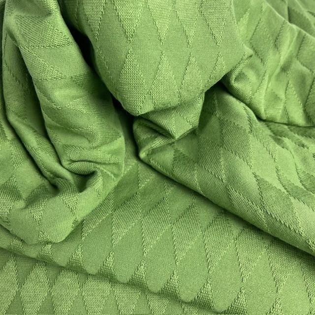 Strick Jacquard Rauten hellgrün