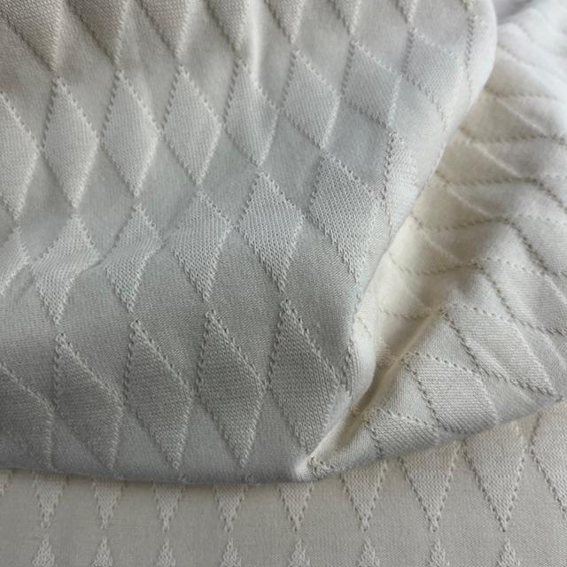 Strick Jacquard Rauten offwhite