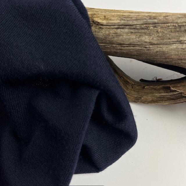 Single-Jersey Merino marine, nur noch wenige Meter