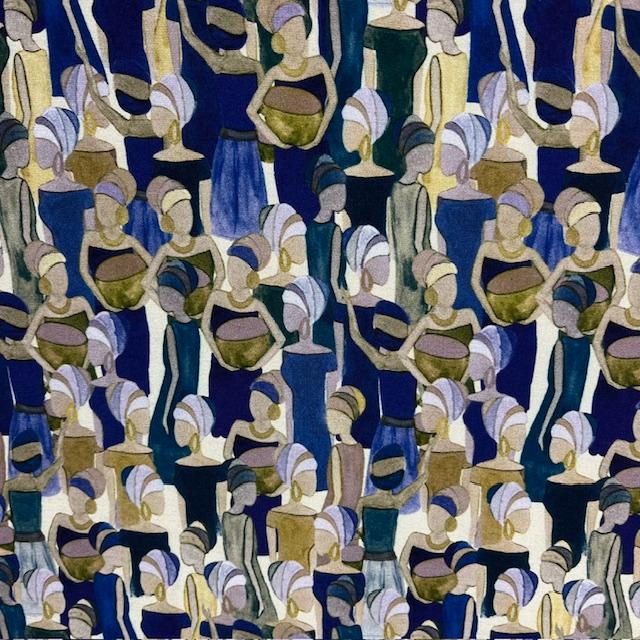 Gewebe Viskose Crash marine