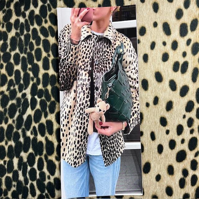 Gewebe Duchesse Leopardo