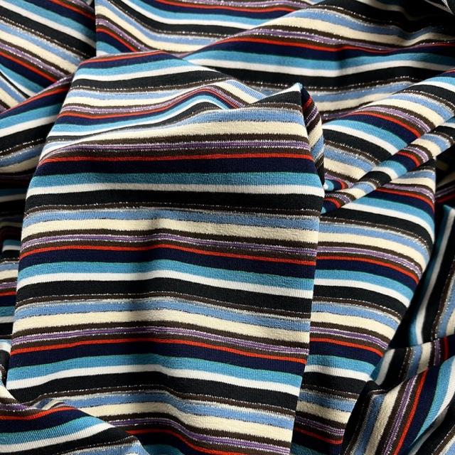 Single-Jersey Stretch Modena blu, nur noch wenige Meter