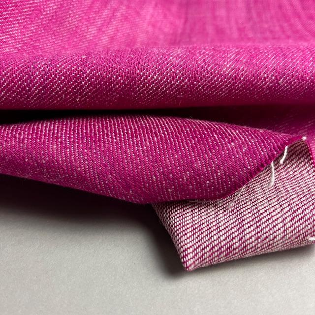 Gewebe Jeans pink, nur noch wenige Meter