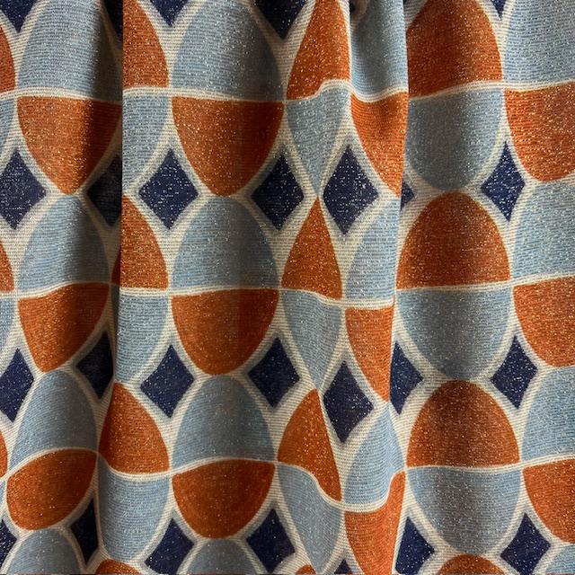 Single Jersey Stretch Retro mit Glanz