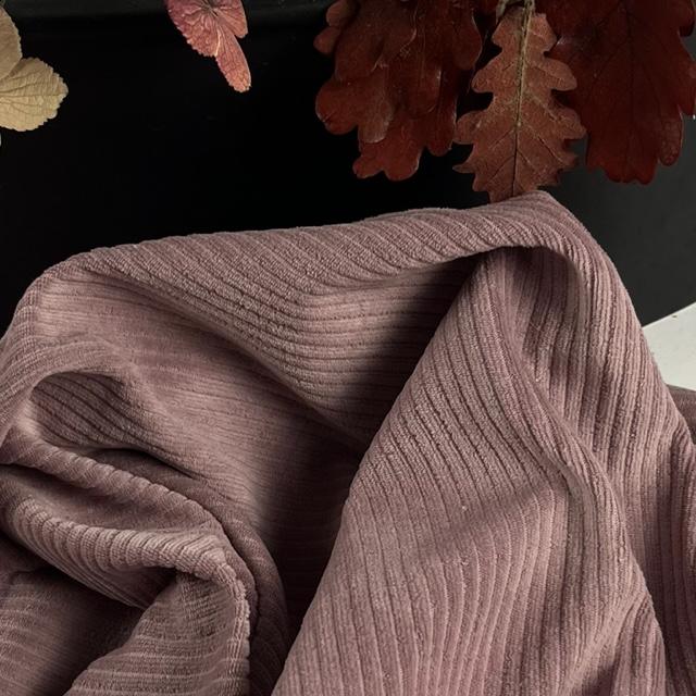 Strick Velvet Cord lila, nur noch wenige Meter