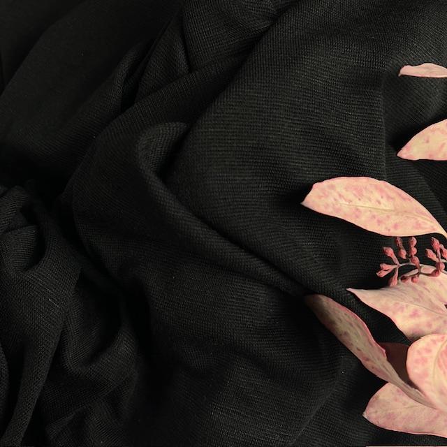 Single-Jersey Stretch Merino black