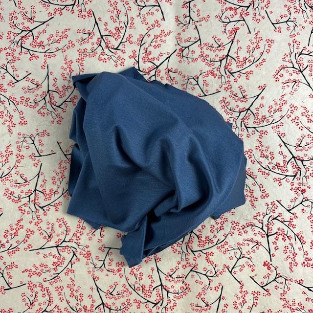 Single-Jersey Stretch Celine dusty blue