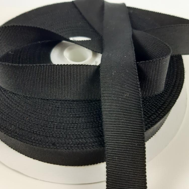 Ripsband 18mm schwarz