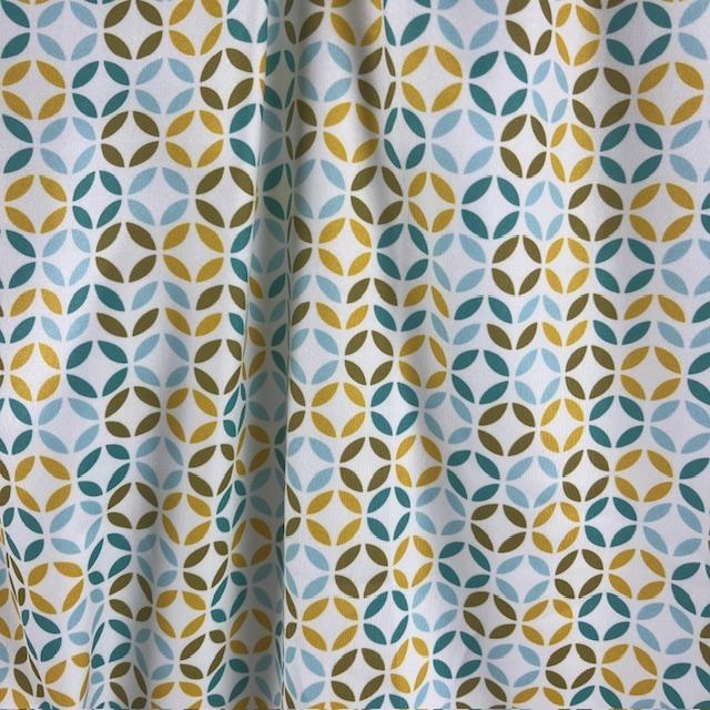 Single-Jersey Stretch Geometrisch, nur noch wenige Meter